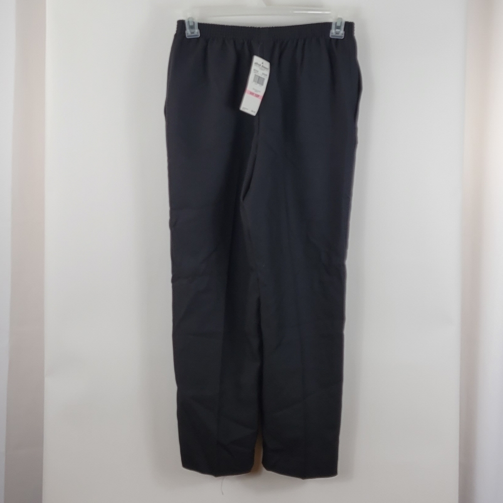 Alfred Dunner Classic Black Pants Size 10P - Picture 4 of 7